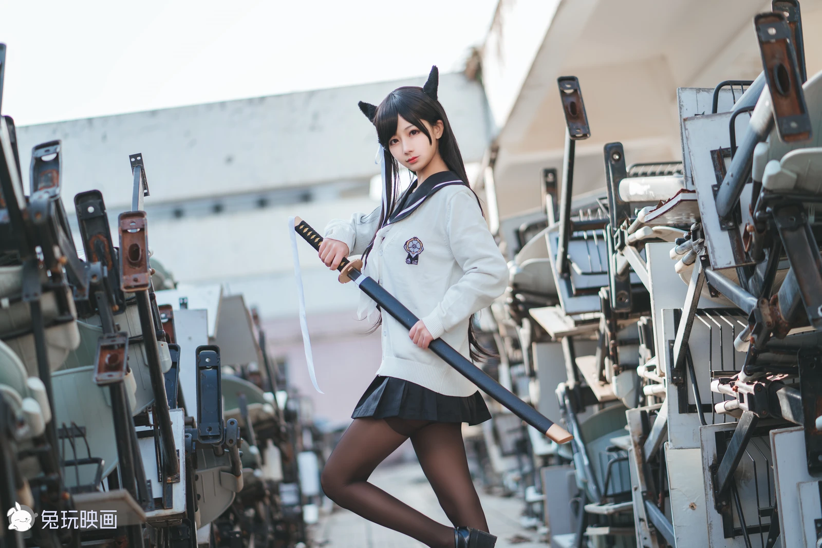 兔玩映画---JK制服-Vol.001-高雄爱宕-[49P-0.98GB]-48